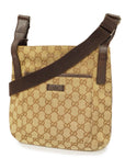 GCCI GG Canvas Shoulder Bag Women's Shoulder Bag Beige,Brown