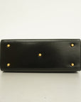 GCCI Handbag Ladylock Women's Leather Handbag Black
