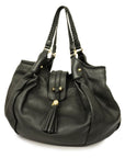 GCCI Marrakech Women's Leather Shoulder Bag Black