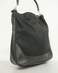 GCCI WAY Bag Women's GG Canvas Handbag Black