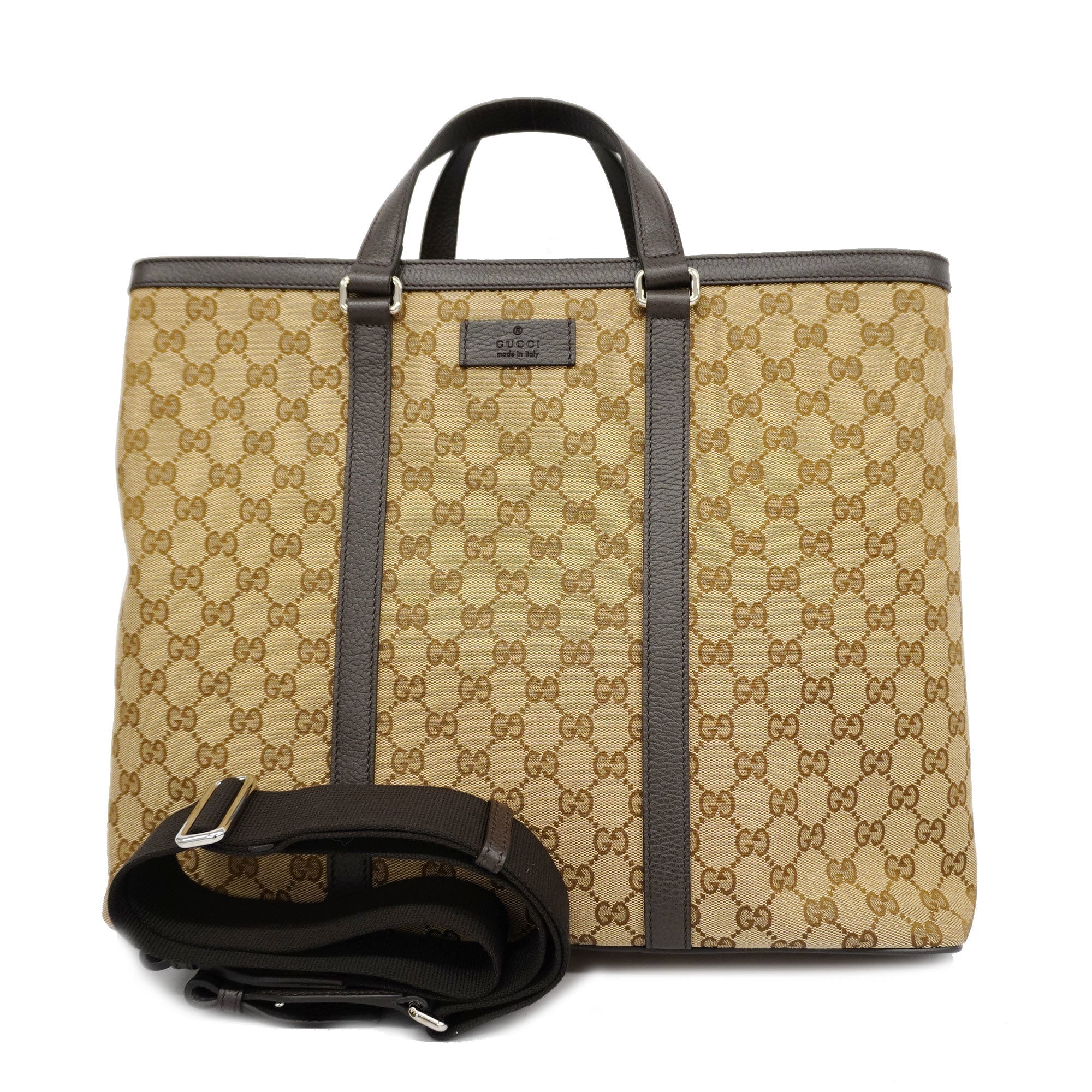 GCCI GG Canvas way Bag GG Canvas Handbag,Shoulder Bag Beige,Brown