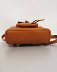 GCCI Bamboo Rucksack Undefined,Leather Backpack Brown