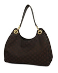 GCCI Women's Nylon Shoulder Bag Brown