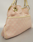 GCCI GG Canvas Handbag Women's Handbag Ivory,Pink
