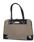 GCCI Handbag Women's Canvas,Leather Handbag Navy
