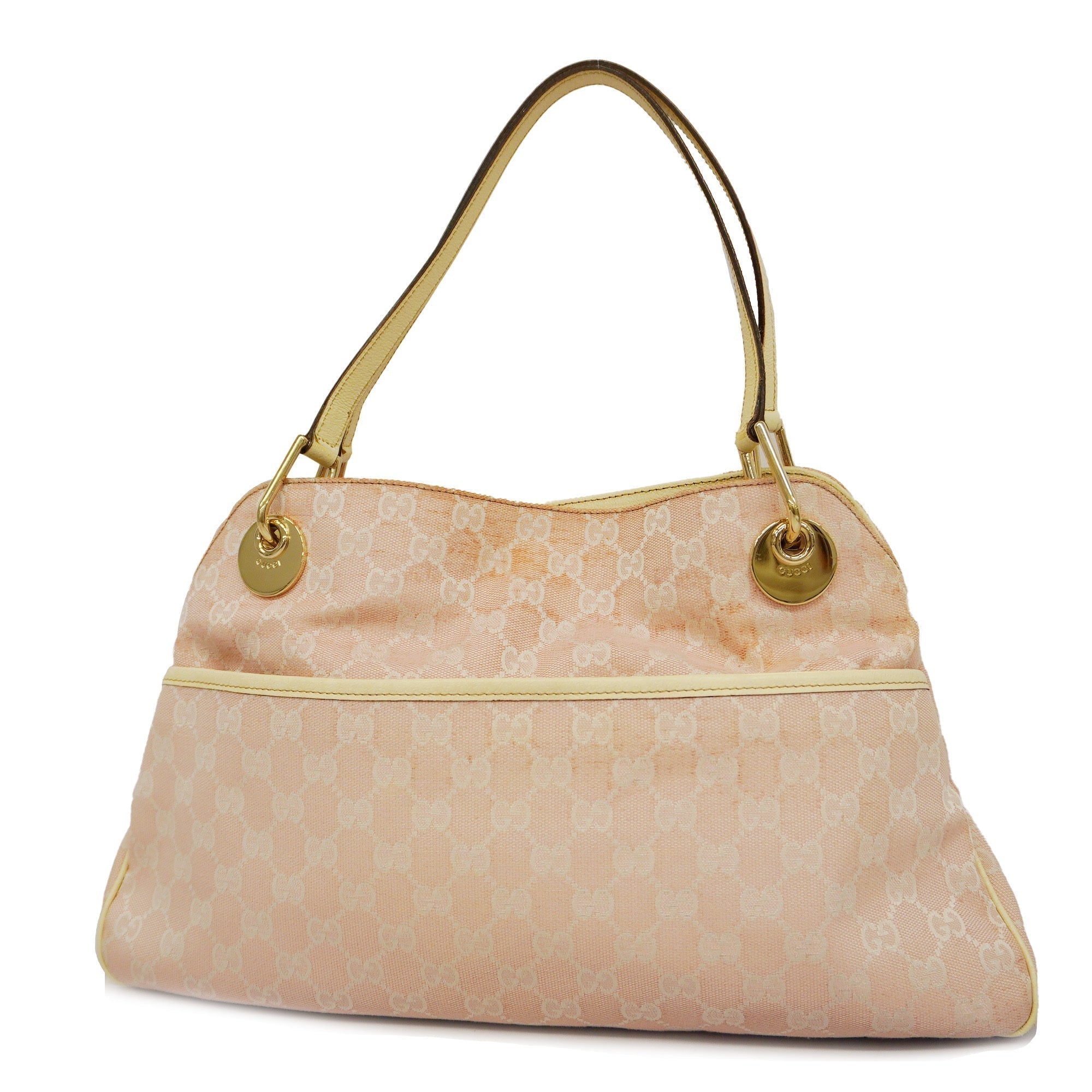 GCCI GG Canvas Handbag Women's Handbag Ivory,Pink