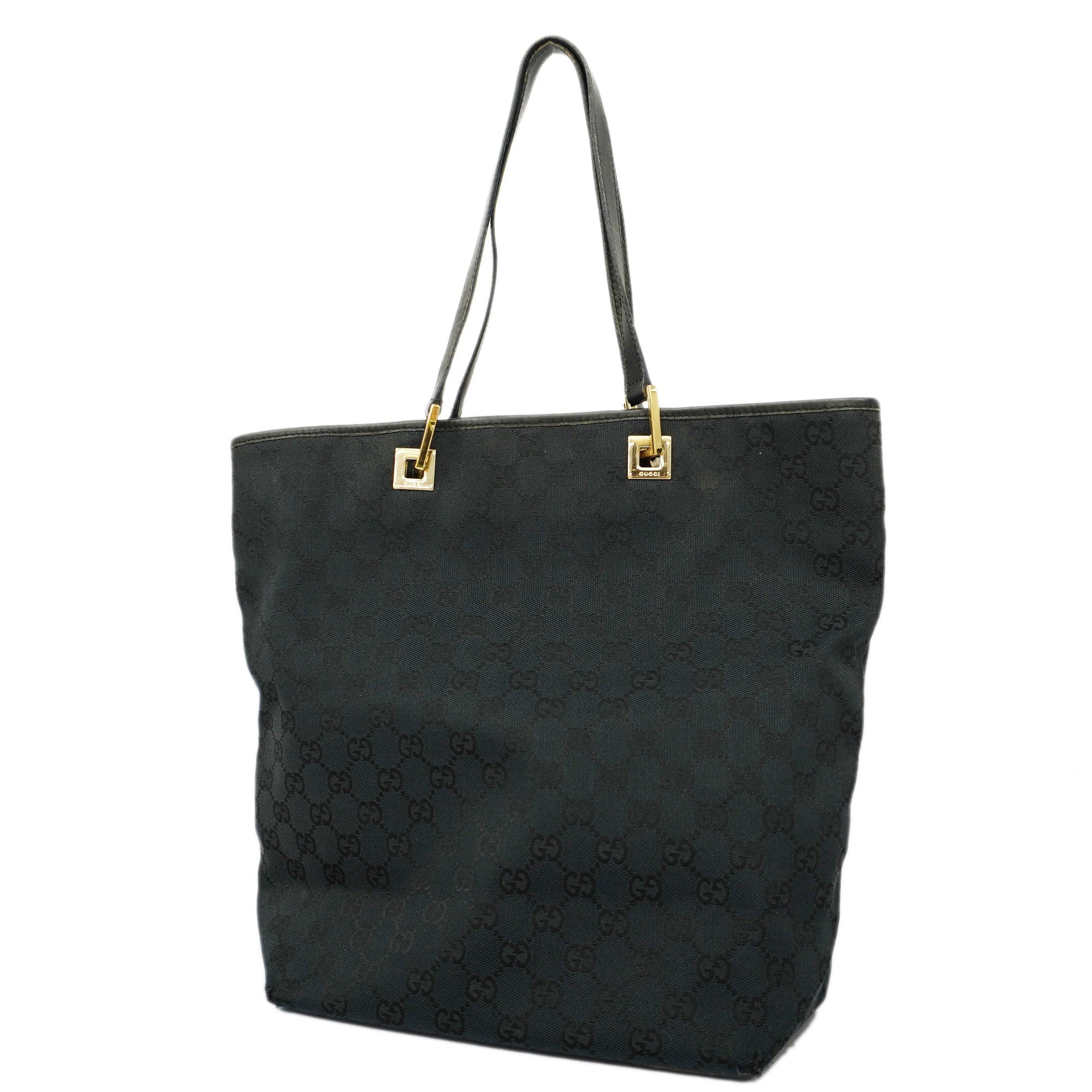 GCCI GG Canvas Women's Tote Bag Black