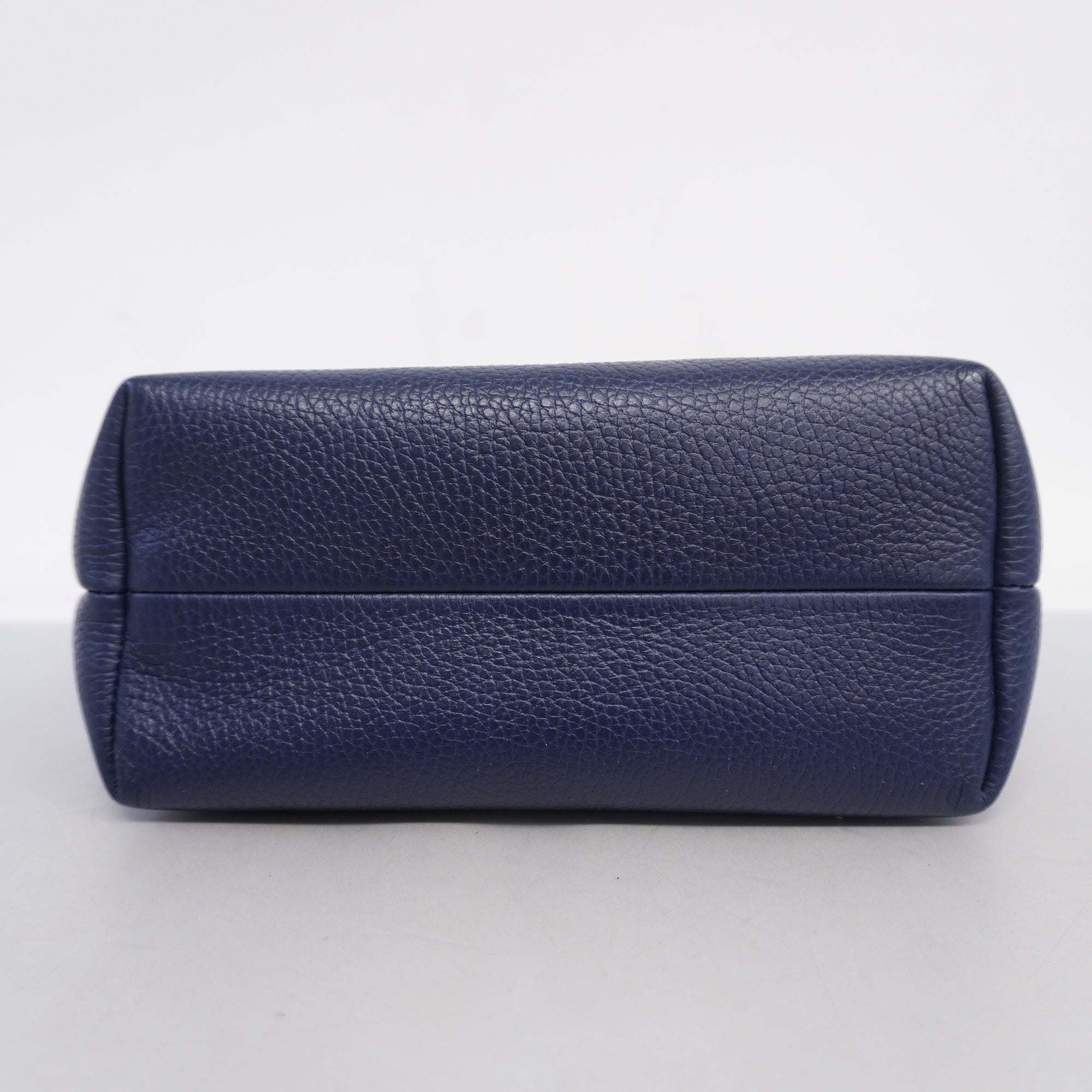 GCCI Children Leather Handbag Navy,White