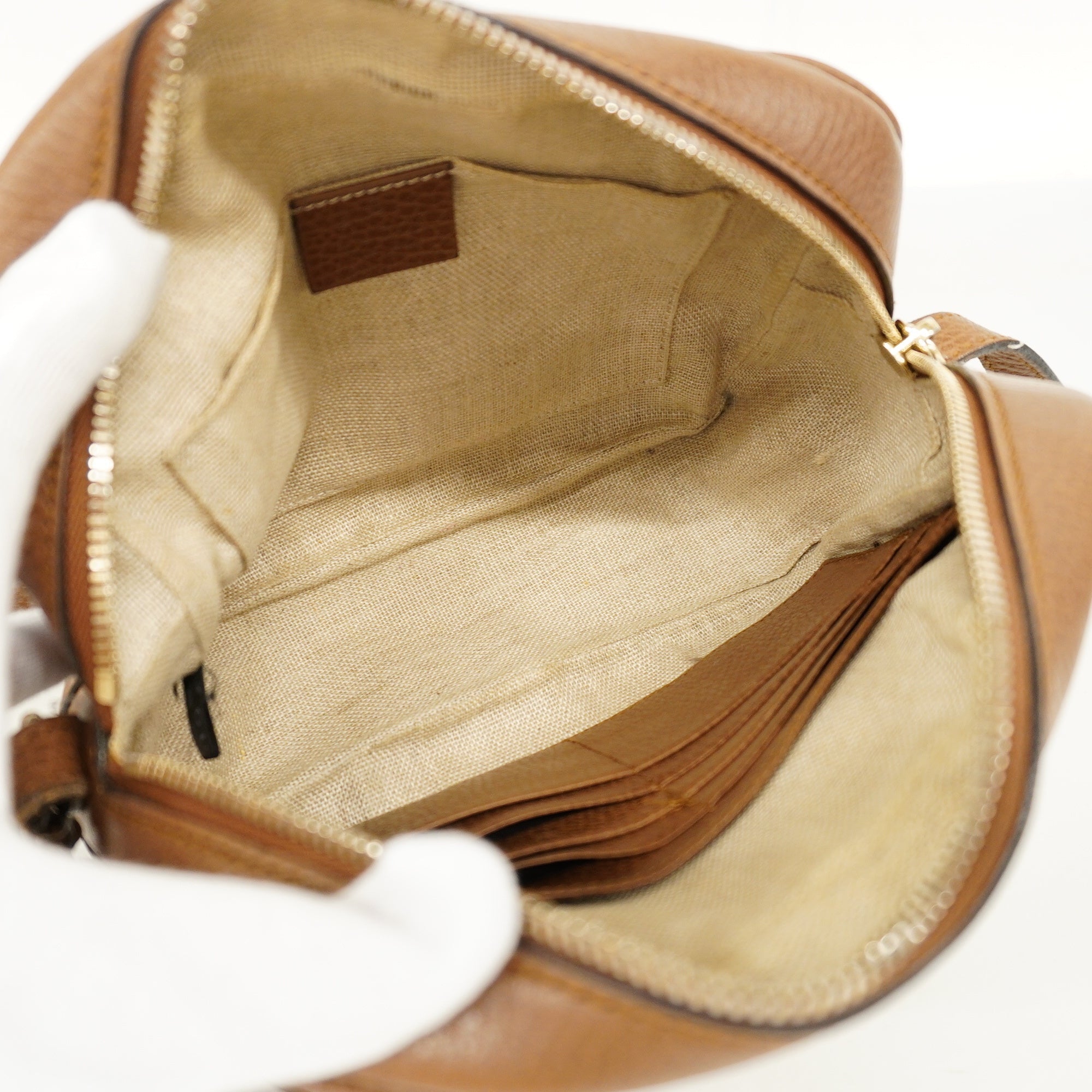 GCCI GG Canvas way Bag Women's Shoulder Bag Beige,Brown