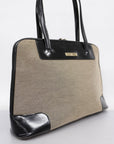 GCCI Handbag Women's Canvas,Leather Handbag Navy