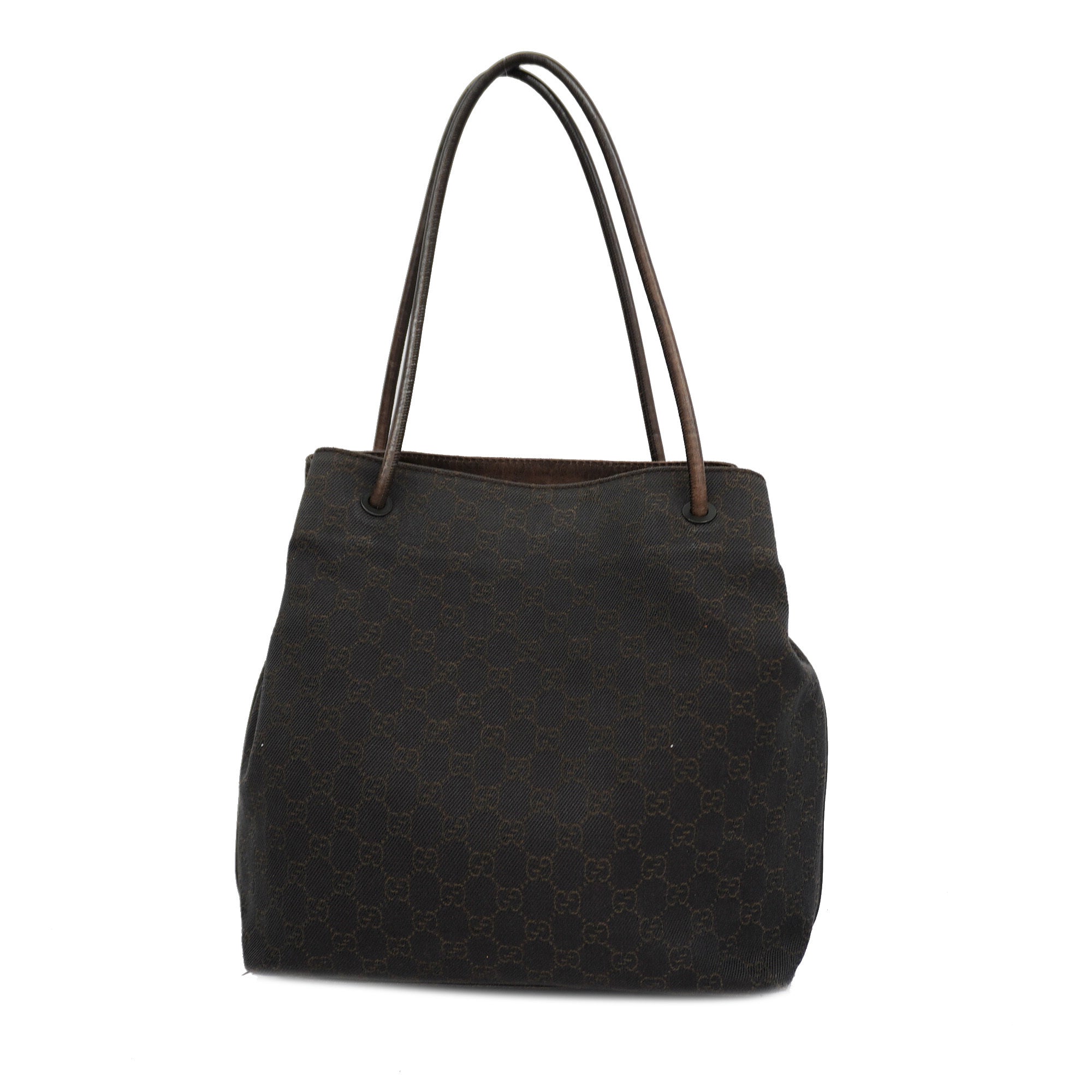 GCCI GG Canvas Tote Bag Women's GG Canvas,Leather