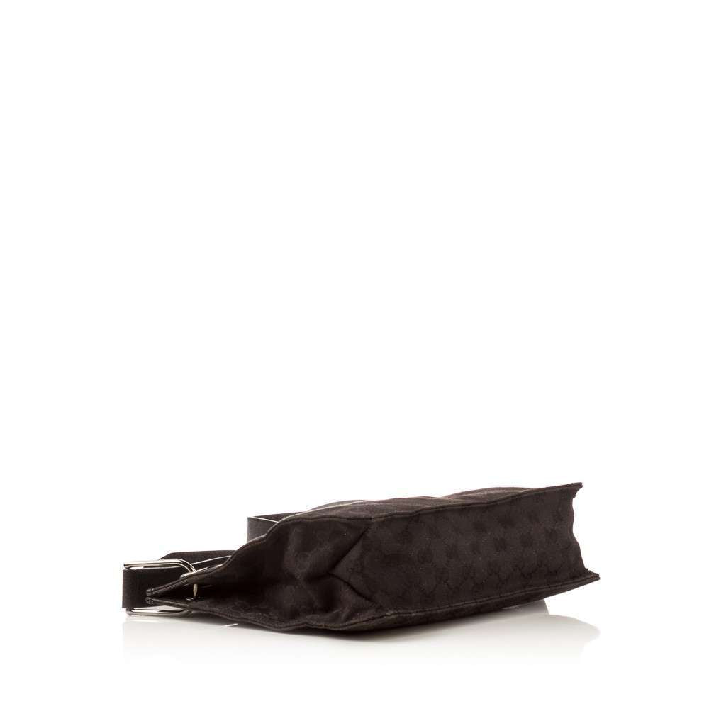 GCCI Black GG Monogram Canvas Crossbody