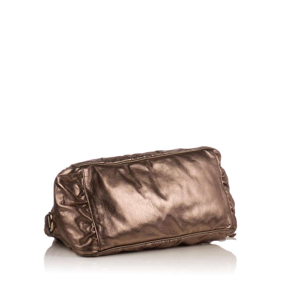 GCCI Metallic Bronze Borsa Hysteria Hobo Bag