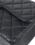 CHNL 1994 Classic Flap Handbag Medium Black Caviar