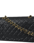 CHNL 2003-2004 Black Caviar Medium Classic Double Flap Bag