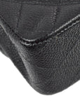 CHNL 2003-2004 Black Caviar Medium Classic Double Flap Bag