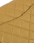 CHNL 2001-2003 Beige Caviar Medium Classic Double Flap Bag