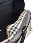 BBERRY Beige Check way Duffle Shoulder HandBag
