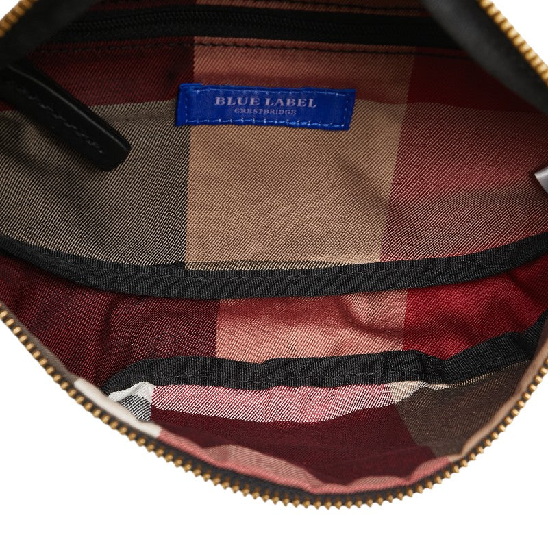 BBERRY Blue Label Check Nylon Waist Bag