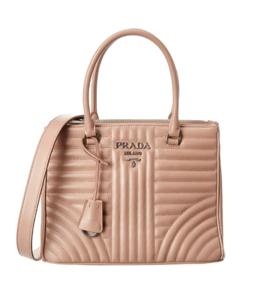 PRD Diagramme Leather Handbag Powder Pink