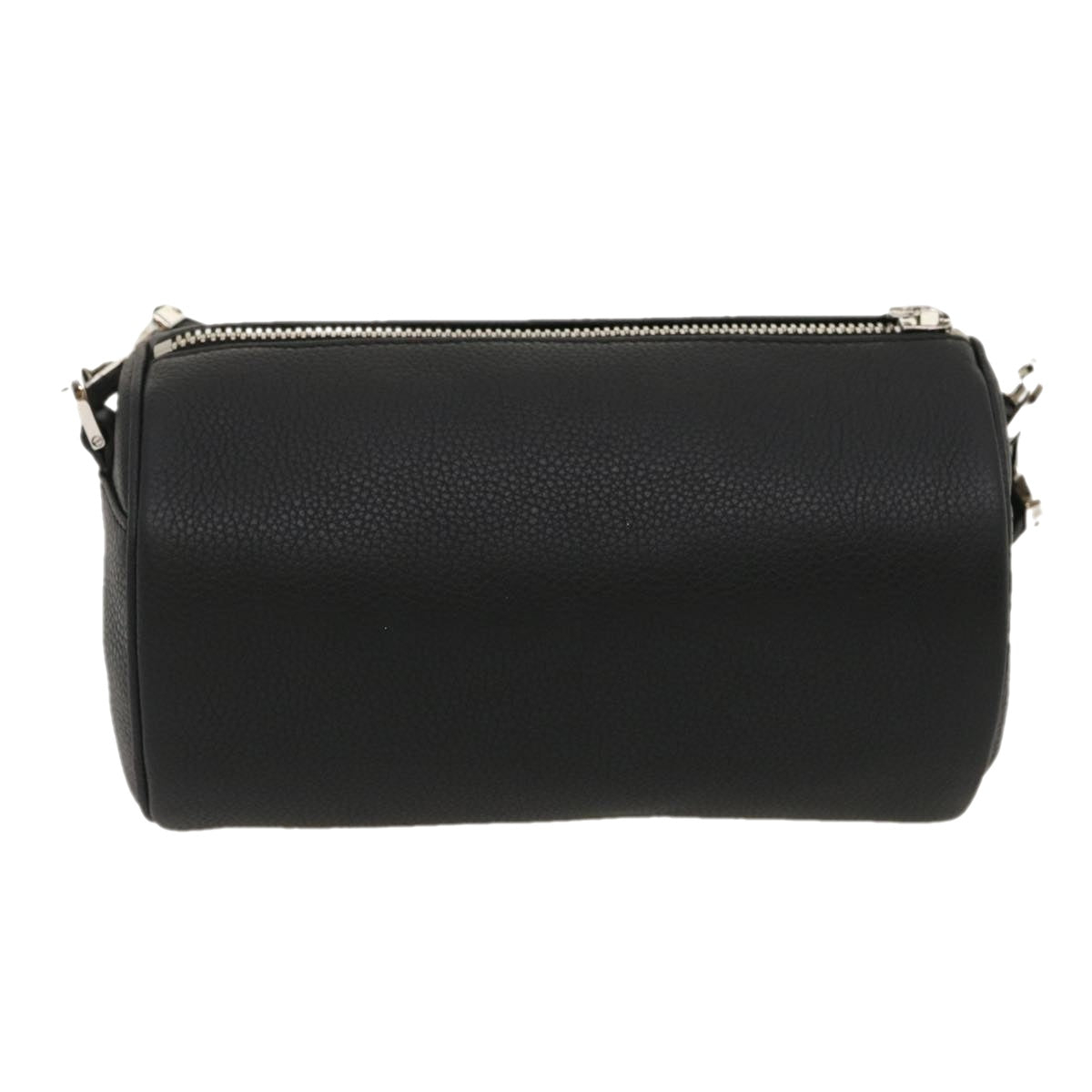 CHRISTIAN DOR Atelier Roller Bag Shoulder Bag Leather Black Auth A