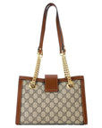 (WMNS) GCCI Padlock GG Bag Small-Size Brown -KHNKG-