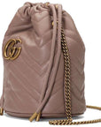 (WMNS) GCCI GG Marmont Mini Shoulder Bag Gray -DTDRT-