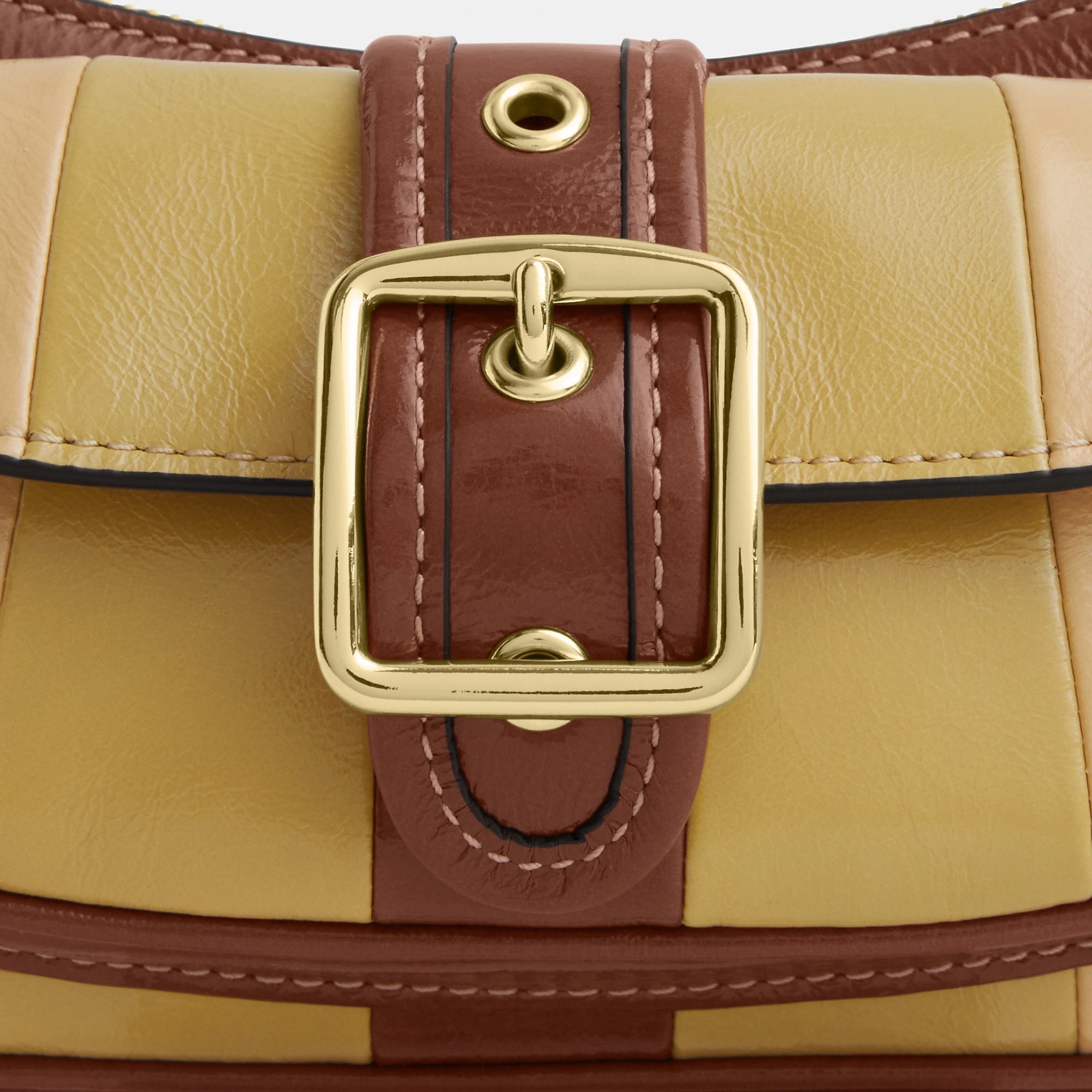 Ashton Mini Shoulder Bag (Gold/Redwood Multi)