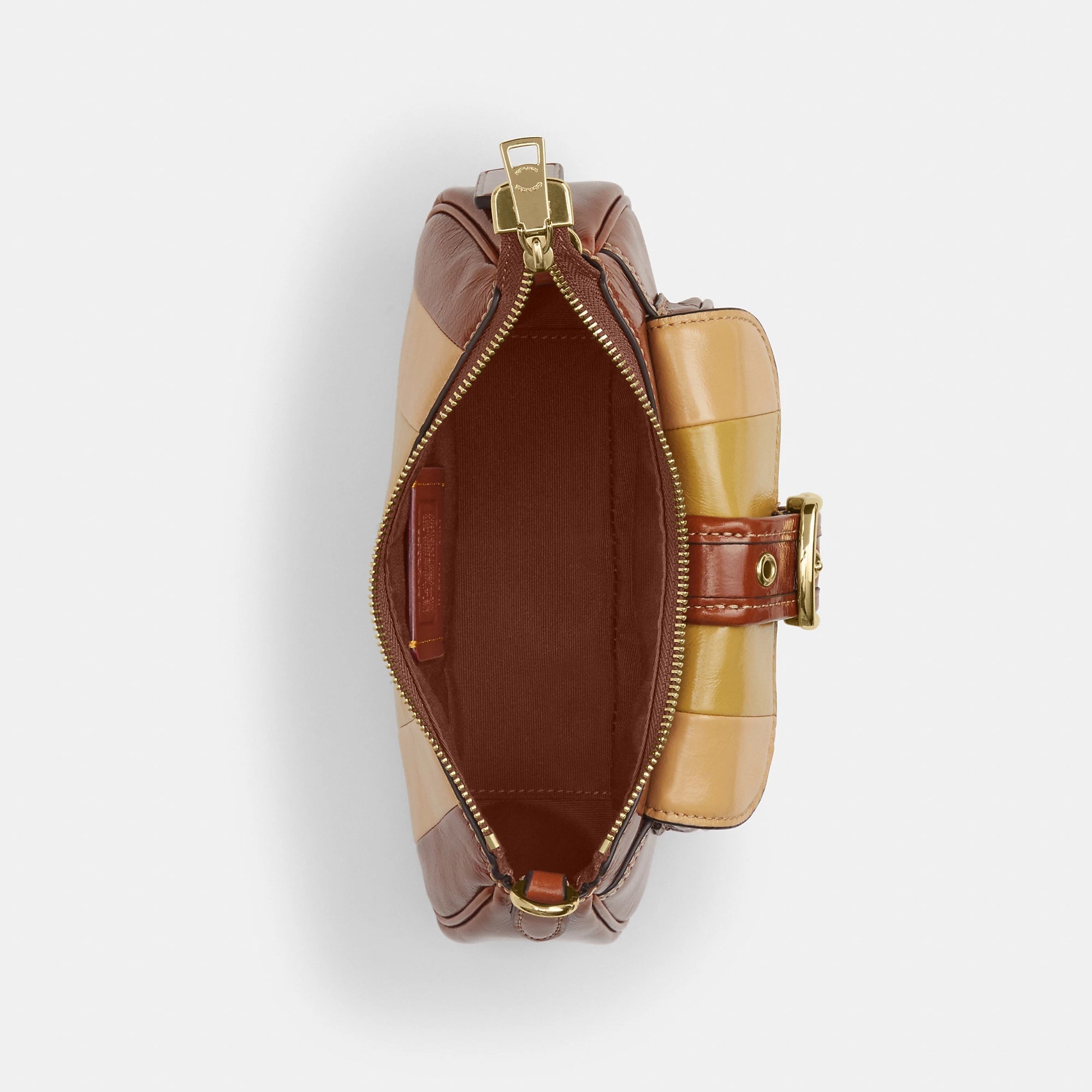 Ashton Mini Shoulder Bag (Gold/Redwood Multi)