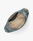 Nolita Large Nubuck Hobo Shoulder Bag (CHAMBRAY)