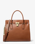 Hamilton Moderne Large Leather Satchel (LUGGAGE)