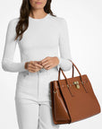 Hamilton Moderne Large Leather Satchel (LUGGAGE)