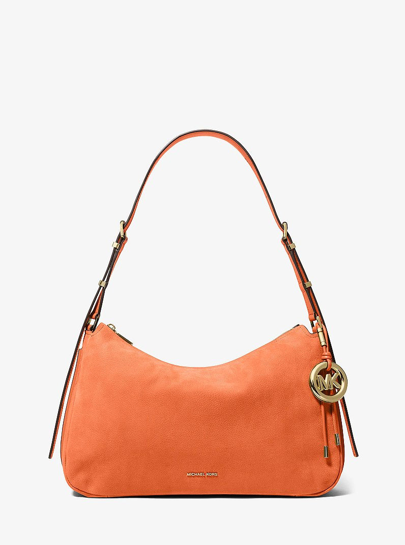 Nolita Medium Nubuck Shoulder Bag (MIMOSA)
