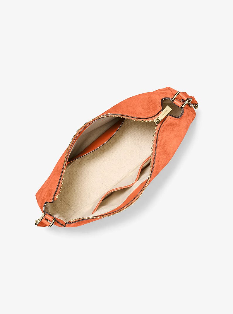 Nolita Medium Nubuck Shoulder Bag (MIMOSA)