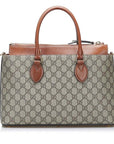 GCCI GG Supreme Linea A Zip Satchel
