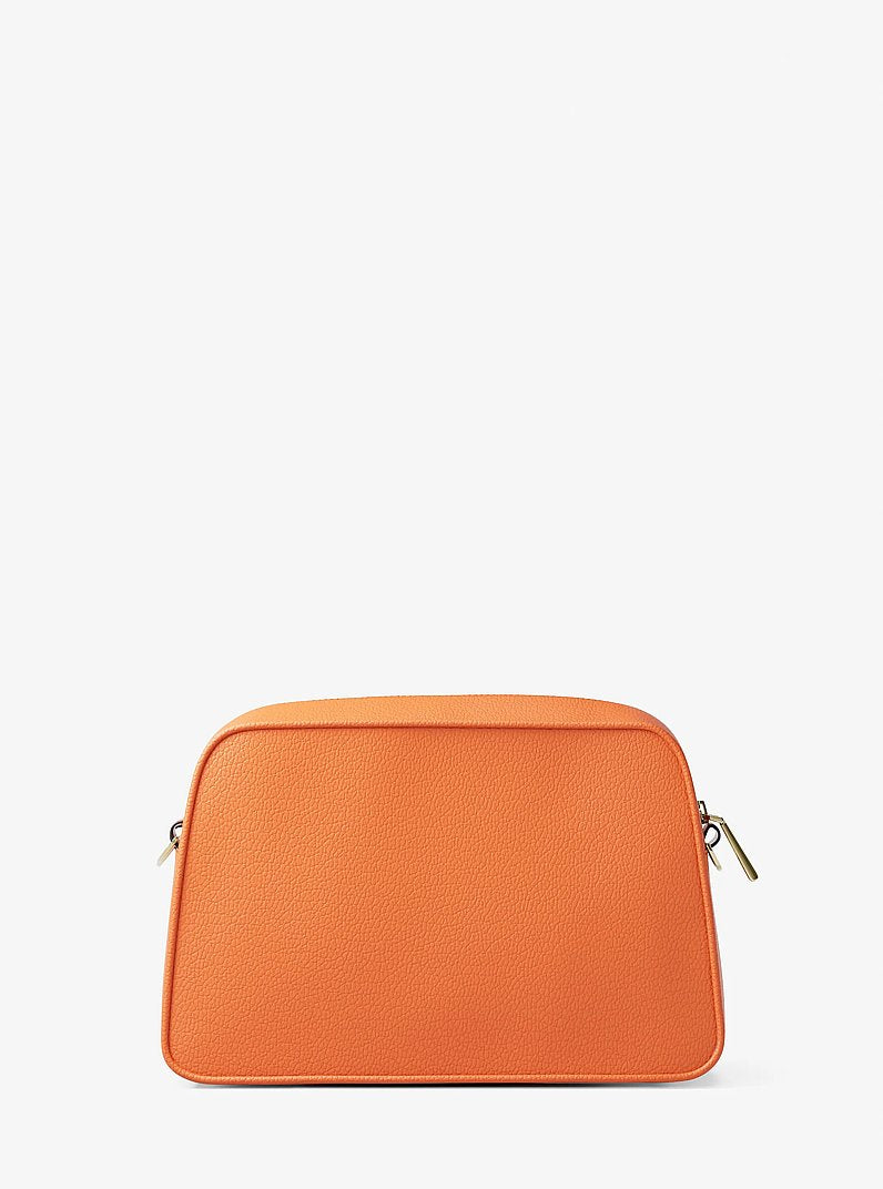 Jet Set Small Leather Camera Crossbody Bag (MIMOSA)