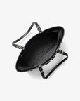 Jet Set Medium Pocket Tote Bag (BLACK)
