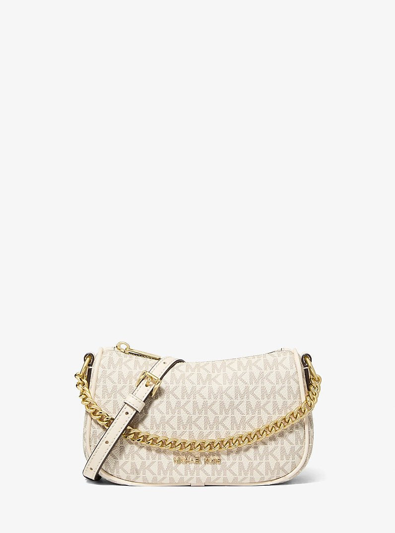 Carmela Small Signature Logo Convertible Crossbody Bag (LT CRM MULTI)