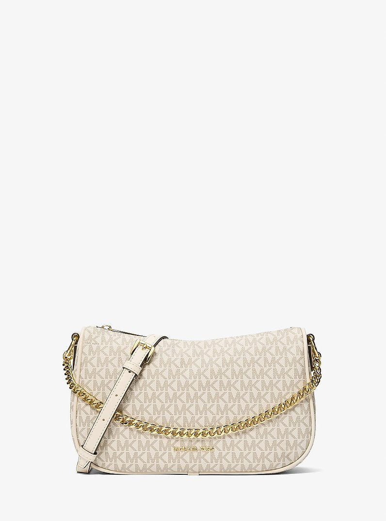 Carmela Medium Signature Logo Convertible Crossbody Bag (LT CRM MULTI)