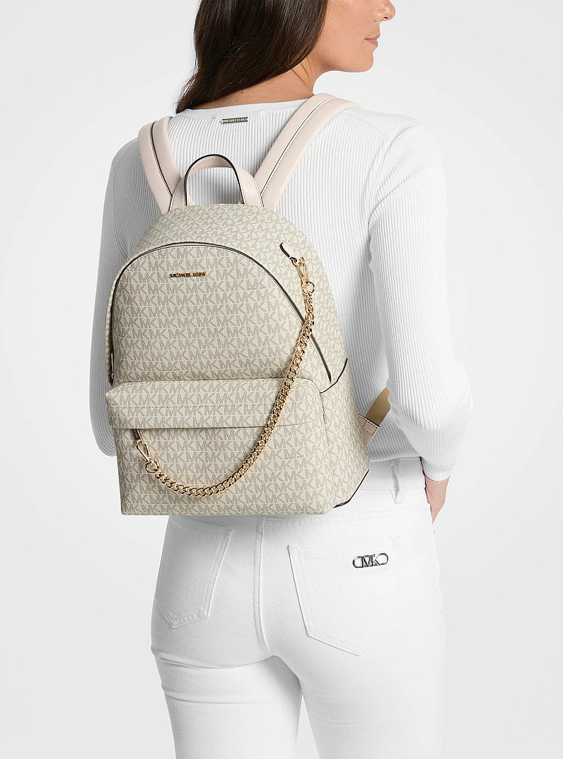 Slater Medium Signature Logo Backpack (LT CRM MULTI)
