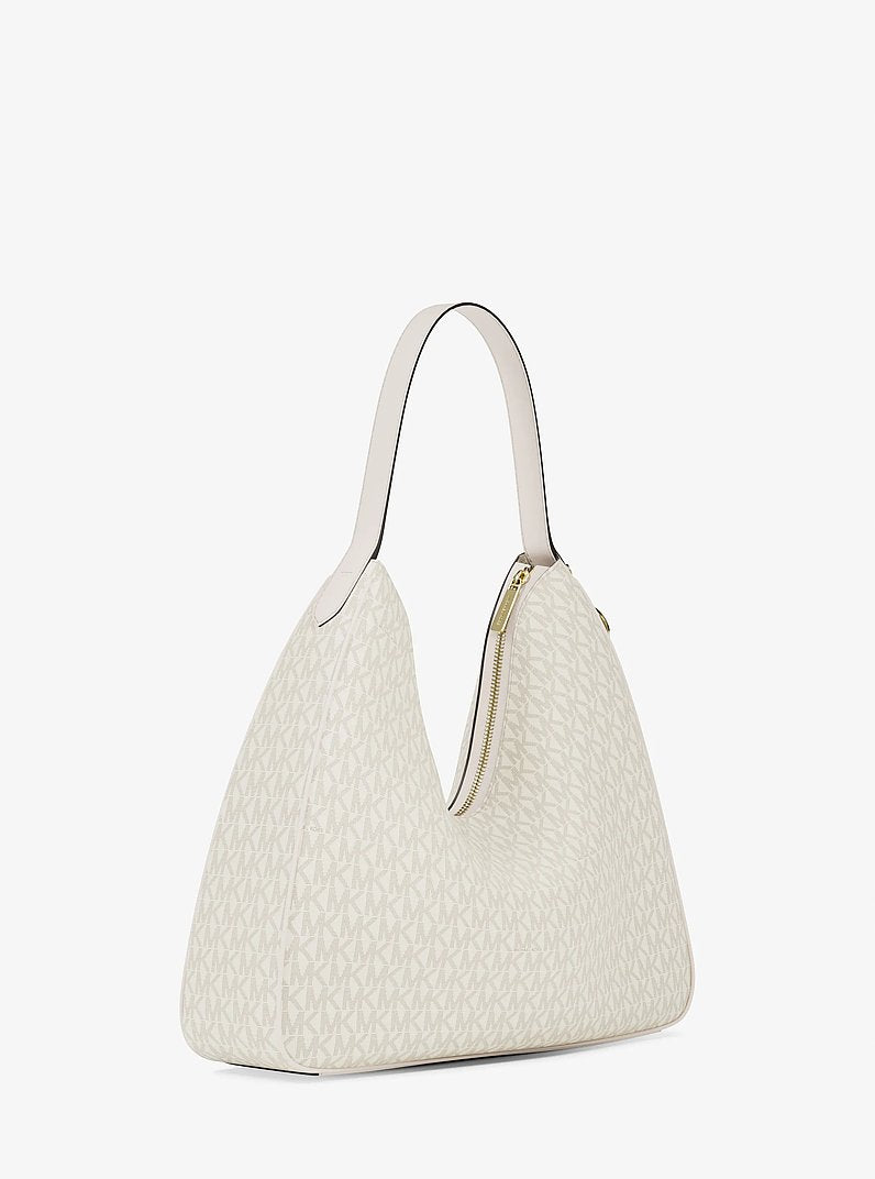 Nayla Medium Signature Logo Shoulder Bag (LT CRM MULTI)