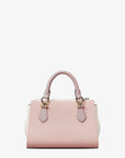 Marilyn Small Color-Block Saffiano Leather Messenger Bag (PWD BLSH MLT)