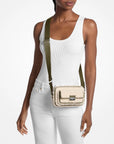 Bradshaw Extra-Small Faux Shearling Camera Crossbody Bag (OLIVE)
