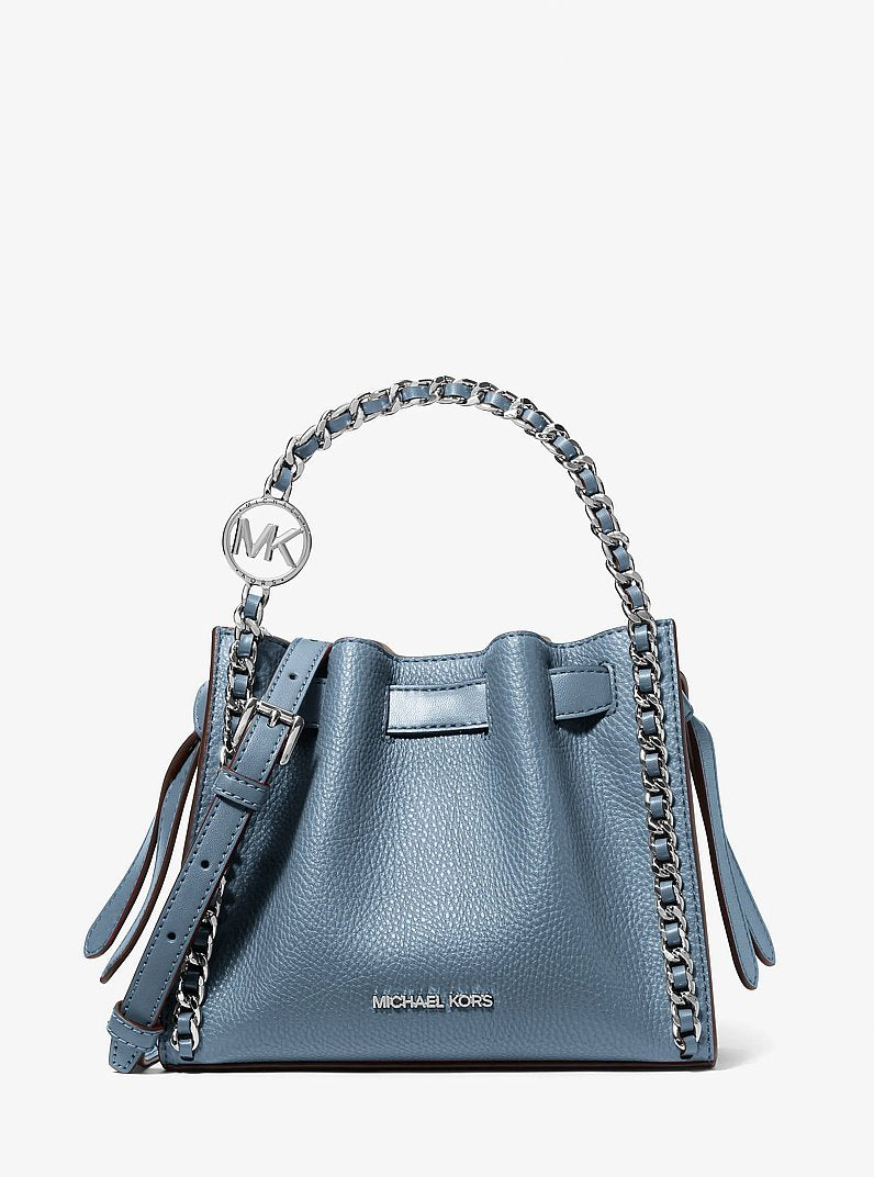 Mina Small Chain Convertible Crossbody Bag (DENIM)