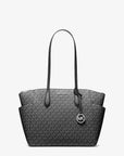 Marilyn Medium Signature Logo Tote Bag (BLACK)