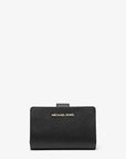 Medium Crossgrain Leather Wallet (BLACK)