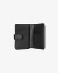 Medium Crossgrain Leather Wallet (BLACK)