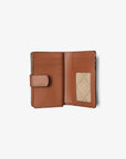 Medium Crossgrain Leather Wallet (LUGGAGE)