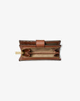 Medium Crossgrain Leather Wallet (LUGGAGE)