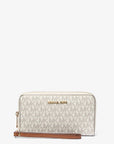 Jet Set Signature Logo Smartphone Wristlet (VANILLA)